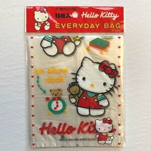 Sanrio Hello Kitty Plastic Lunch Bags 1989